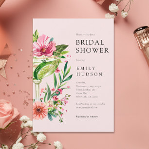 Invitation Margarita Fiesta Fête des mariées florale