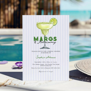 Invitation Margarita Margs & Mariage Coctail Bridal Douche