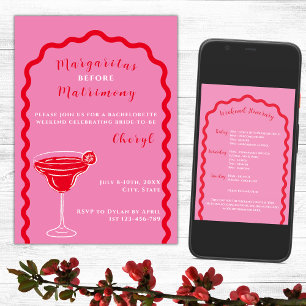 Invitation Margaritas Et Mariage Bachelorette Week-End