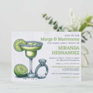 Invitation Marges et Fête des mariées de mariage