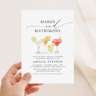 Invitation Marges et Fête des mariées de mariage Bachelorette
