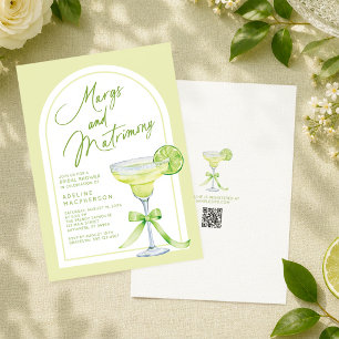 Invitation Margs And Matrimony Enterrement de Vie de Jeune Fi