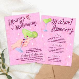 Invitation Margs et Matrimony - Week-end de célibataire