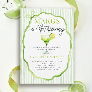 Invitation Margs Matrimony Margarita Bistro Arc Bridal Shower