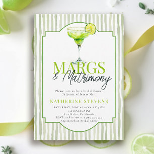 Invitation Margs Matrimony Margarita Bistro Réception de Mari