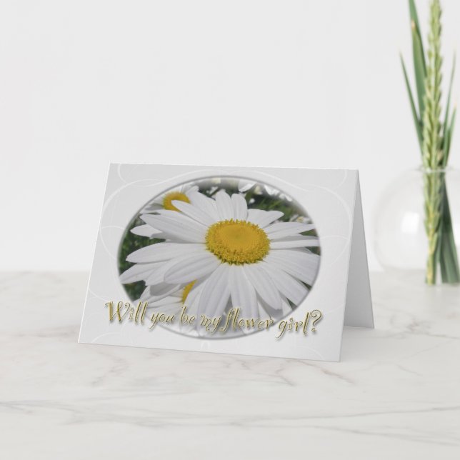 Invitation Marguerite Commune Fleur Fleurie Sur Demande (Devant)