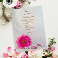 Marguerite rose et boutons Quinceañera Party