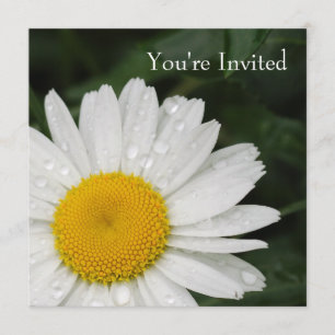 Invitation Marguerite toute l'invitation d'événement