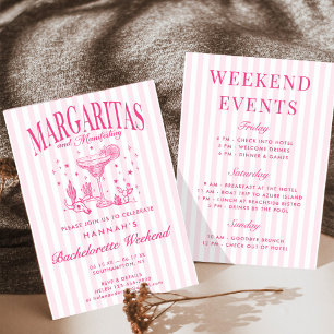Invitation Marguerites et Matrimonie Rétro Modernes Rayées Ba