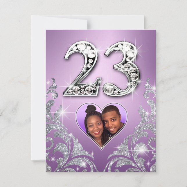 Invitation Mari Table Card n° 23 (Devant)