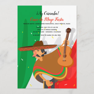 Invitation Mariachi Cinco de Mayo