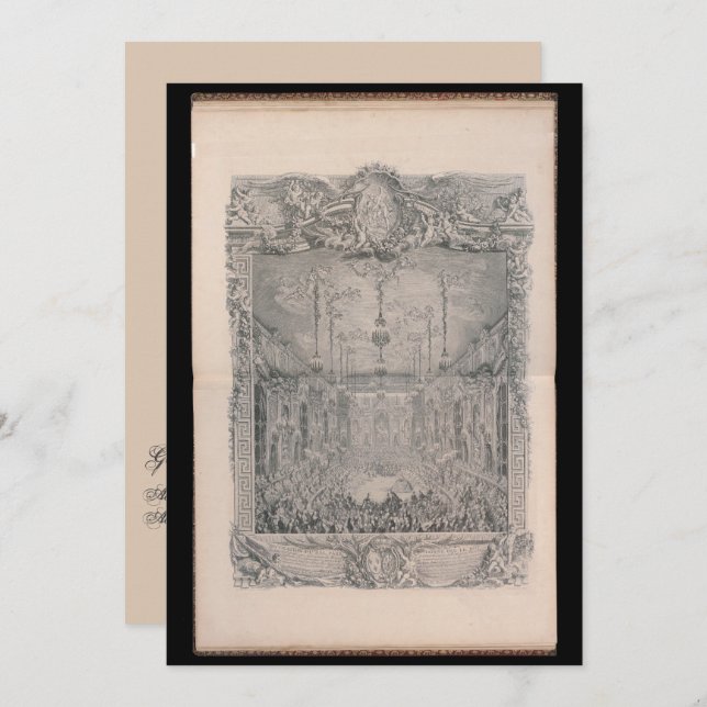 Invitation Mariage (Devant / Derrière)