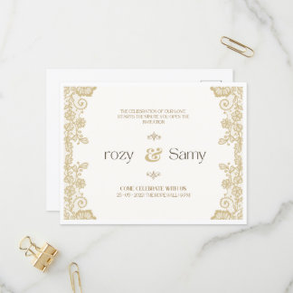 Invitation mariage