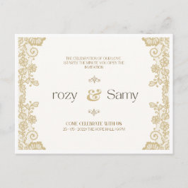 Invitation mariage