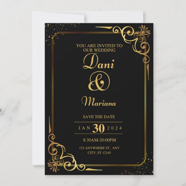Invitation Mariage (Devant)