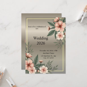 Invitation mariage 2026