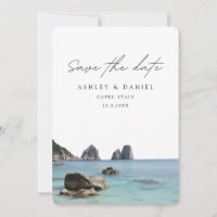Mariage à Capri en Italie Enregistrez la date