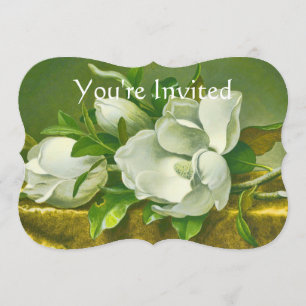 Invitation Mariage à fleurs du sud de la Magnolia