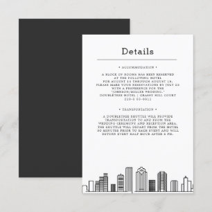 Invitation Mariage à Houston   Informations sur les invités