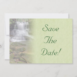 Invitation Mariage à la Cascade Enregistrer la Date