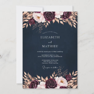 Invitation Mariage à la Floraison Bourguignonne