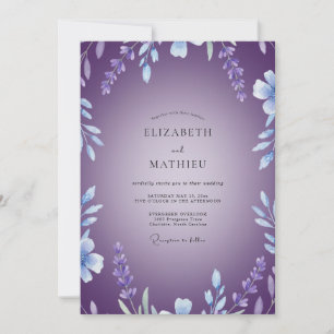 Invitation Mariage à la Vigne de Fleur de Violette