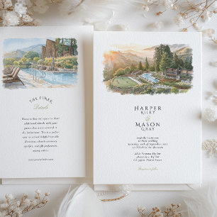 Invitation Mariage à l'Alila Ventana Big Sur