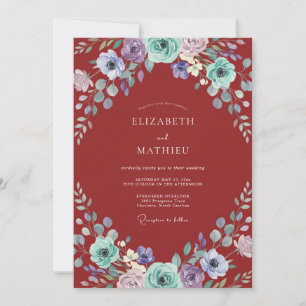 Invitation Mariage à l'arche éthérée de Bourgogne