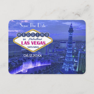 Invitation Mariage à Las Vegas - Sauvegarder la Date