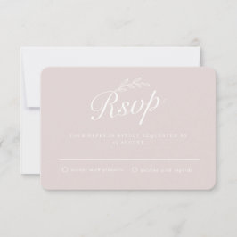 Invitation Mariage à l'écriture manuscrite de feuille botaniq