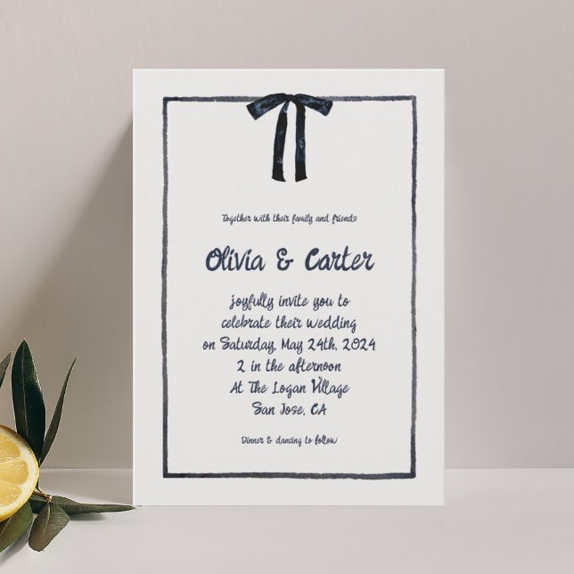 Invitation Mariage à main fantaisiste (Créateur téléchargé)