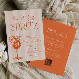 Invitation Mariage à Première Gorgée de Spritz Tout-en-Un