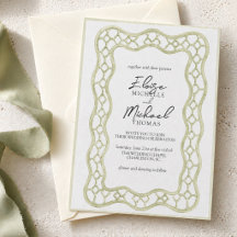 Mariage à Treillis Vert Sauge Français