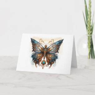 Invitation Mariage à vapeur papillon