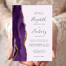 Mariage Agate Lavande Or Violet