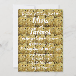 Invitation Mariage alimentaire sucré indien Laddu