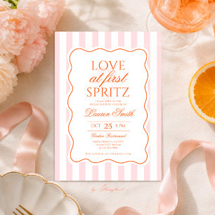 Invitation Mariage Amoureux dès le Premier Spritz