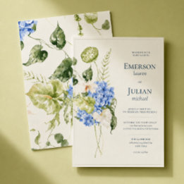 Invitation Mariage Anthurium Orchidée Moderne de Rédaction