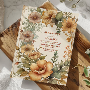 Invitation Mariage Art Nouveau au Jardin Enchanté