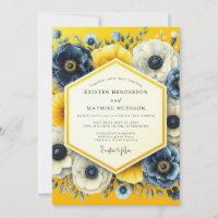 Mariage Artistique Indigo aux Canaris