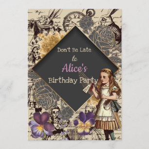 Invitation Mariage au pays des merveilles