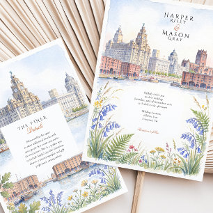 Invitation Mariage au Royal Liver Albert Dock de Liverpool au