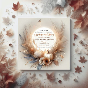 Invitation Mariage automne et automne