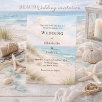 Mariage aux dunes de sable à l'aquarelle