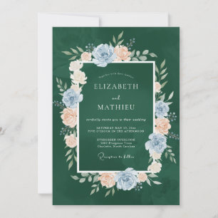 Invitation Mariage aux Pétales d'Acier de Chasseur
