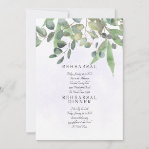 Invitation Mariage avec éclaboussure de lavande pâle et feui