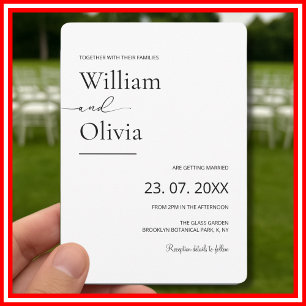 Invitation Mariage Avec Leurs Familles