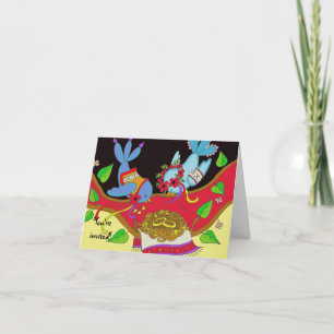 Invitation Mariage Birds Bliss Ukrainian Folk Art