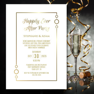Invitation Mariage Blanc À Tout Jamais Réception De Mariage