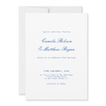 Mariage Blanc et Bleu Nuit